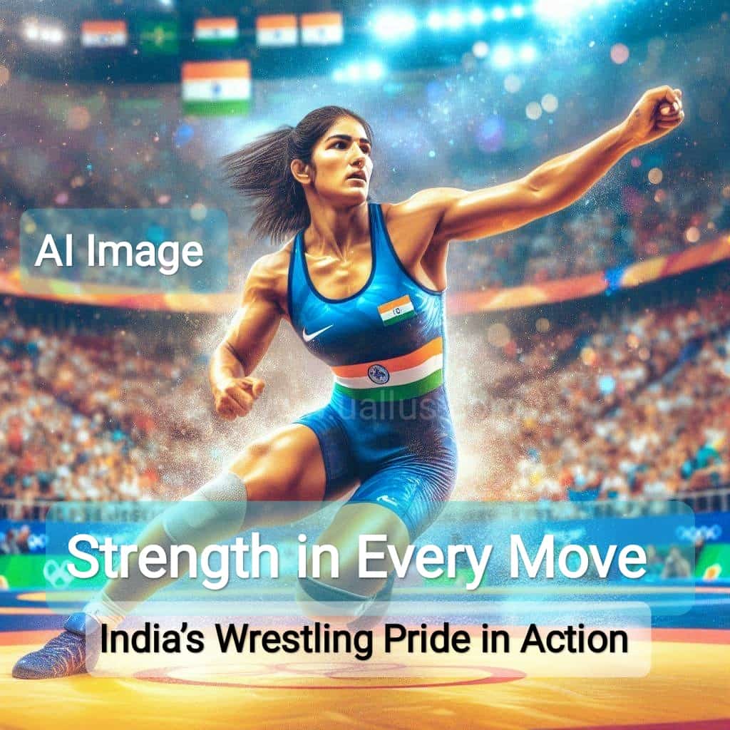 Indian Female Wrestler